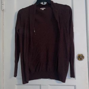 Brown cardigan